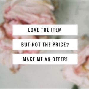 Offers Welcome! 💕🛍